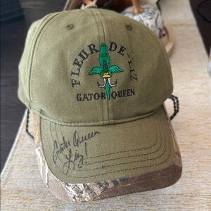 Gator Queen Liz Autographed Hat